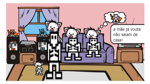 aventura dos 4 gatos