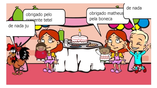 uma coisa surpriendente aconteseu nessa festa