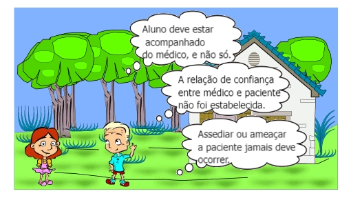 História retratando a ética que o profissional médico deve exercer no dia a dia.