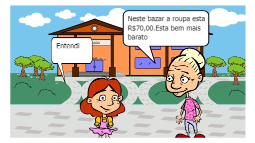 Este quadrinho mostra como você pode pesquisar preços e comprar o que cabe no seu bolso